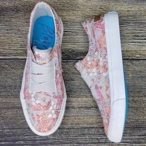 Blowfish Gray Floral Shoes